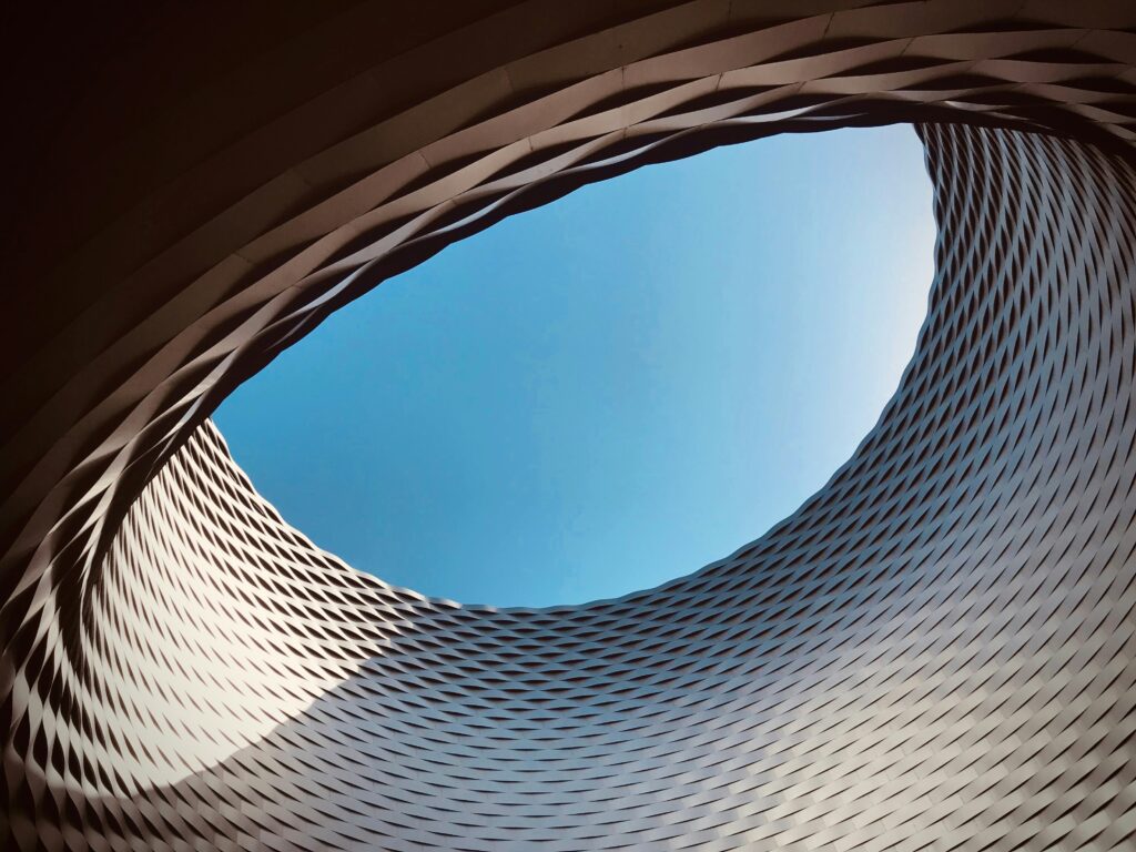 architecture against a blue sky